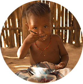 En La Guajira hay más de 20.000 niños en riesgo de desnutrición.