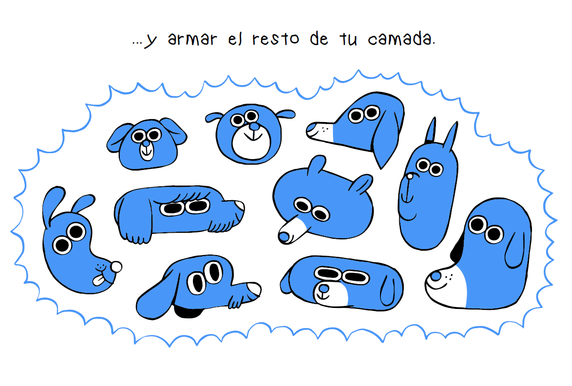 paso 10 dibujo perritos