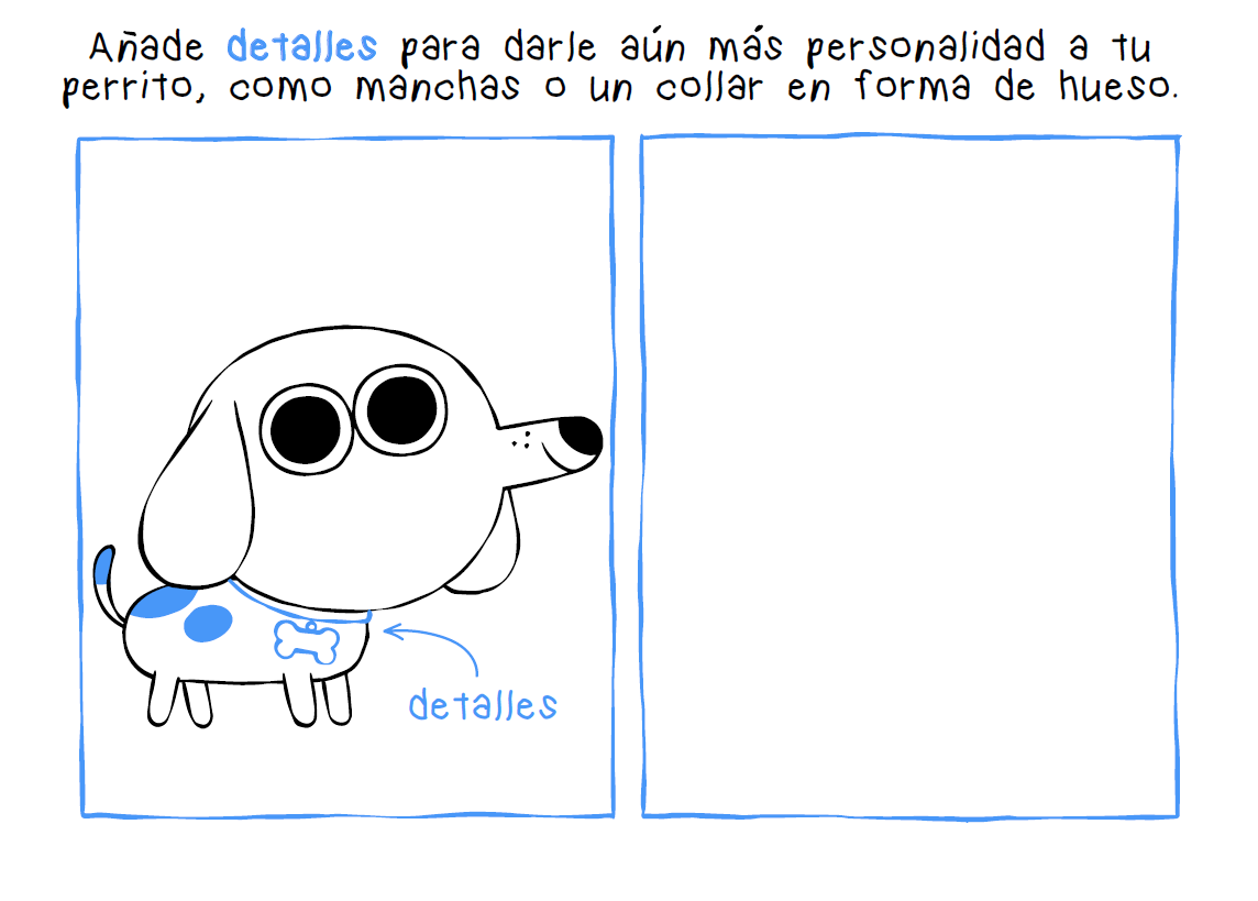 paso 7 dibujo perritos