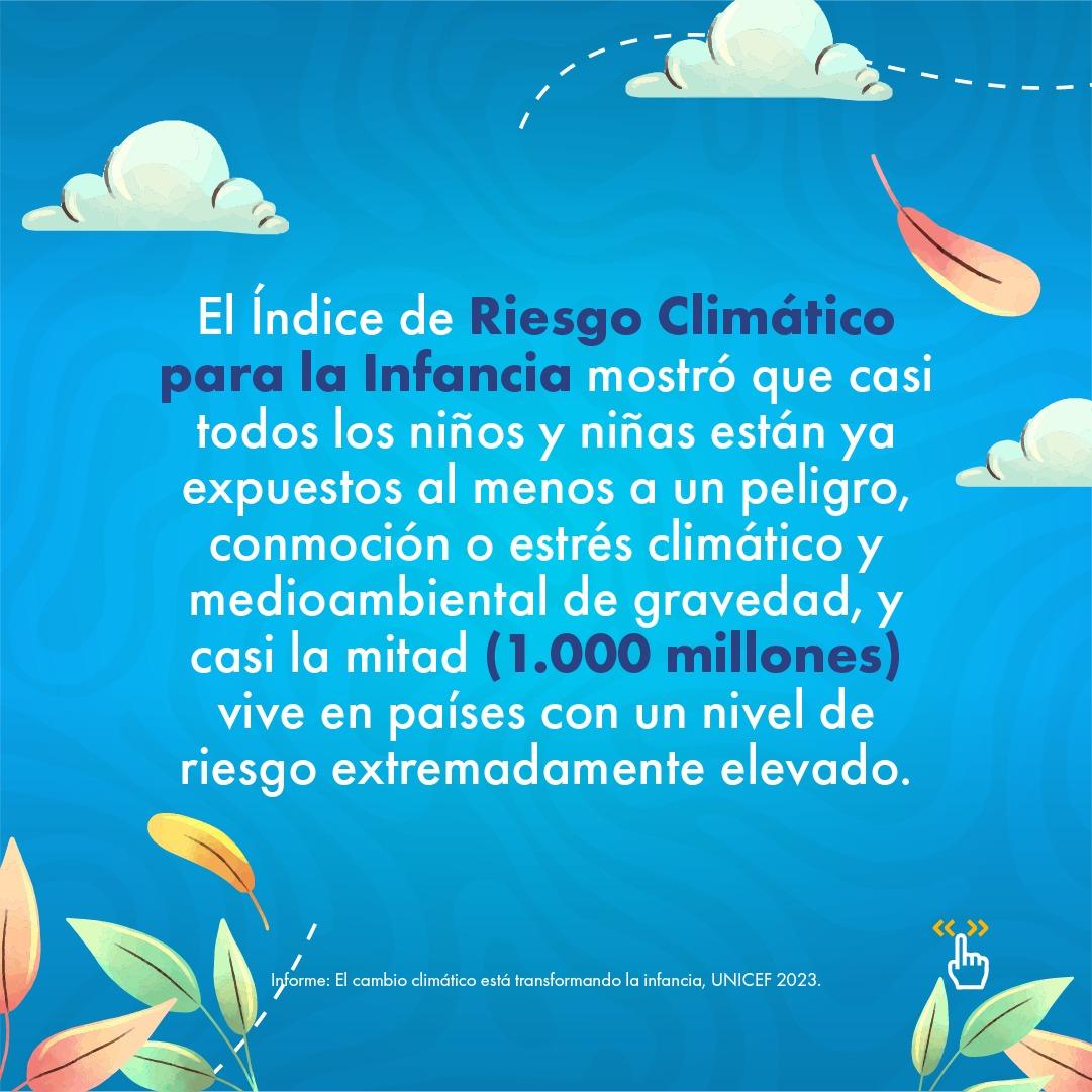 efectos del cambio climatico en la infancia