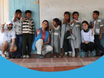 Niños sonrientes