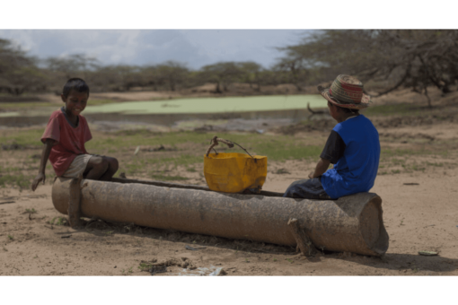 niños en La Guajira